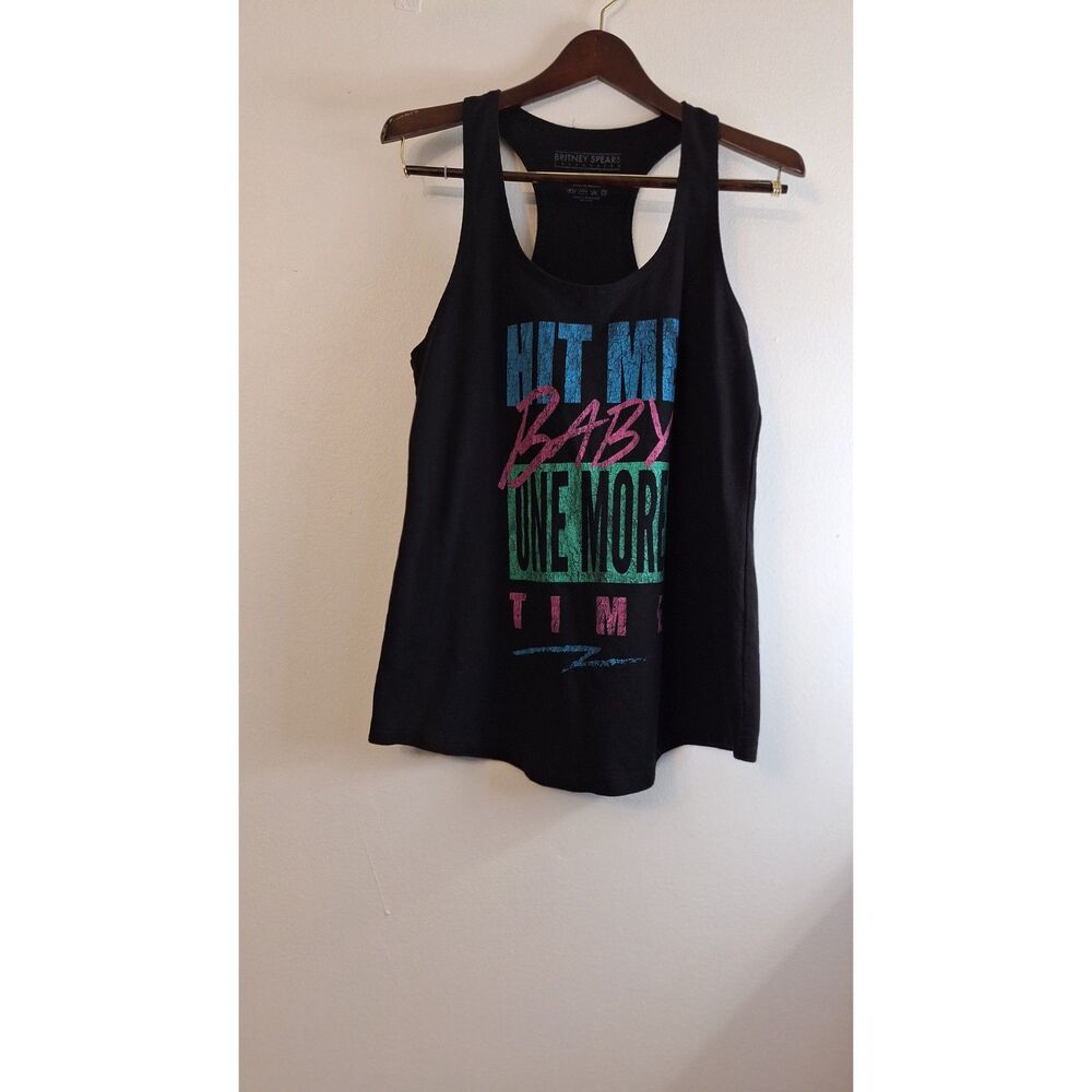 BRITTNEY SPEARS COLLECTION Y2K 90'S DANCE PARTY SPORTY MUSIC TANK WOMEN SIZE XL